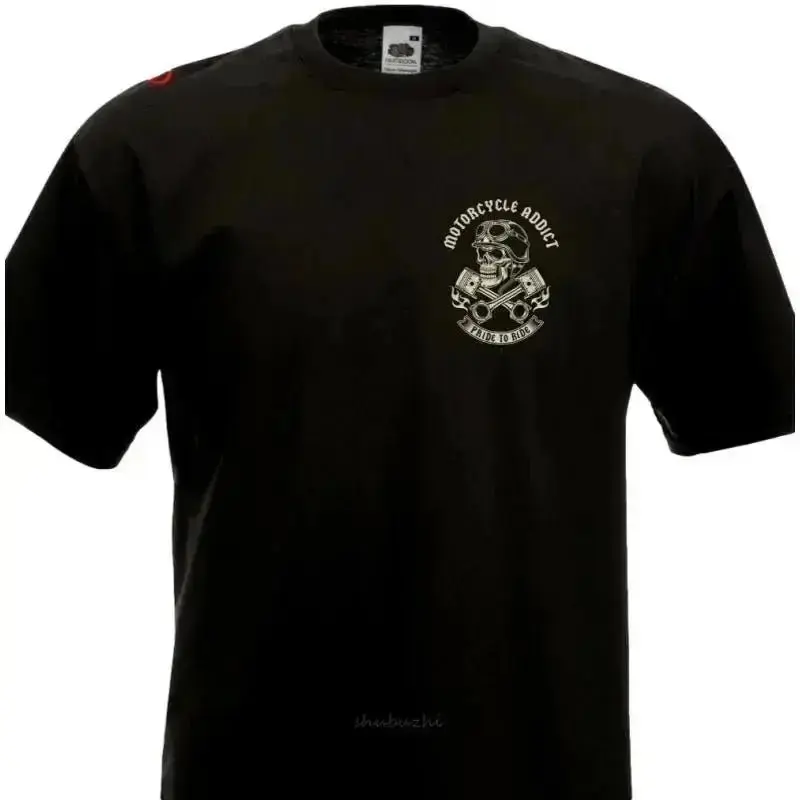 T shirt moto vintage -Motorcycle Addict