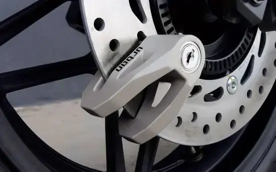 Antivol moto Bloque Disque Ø6 mm - Titanium