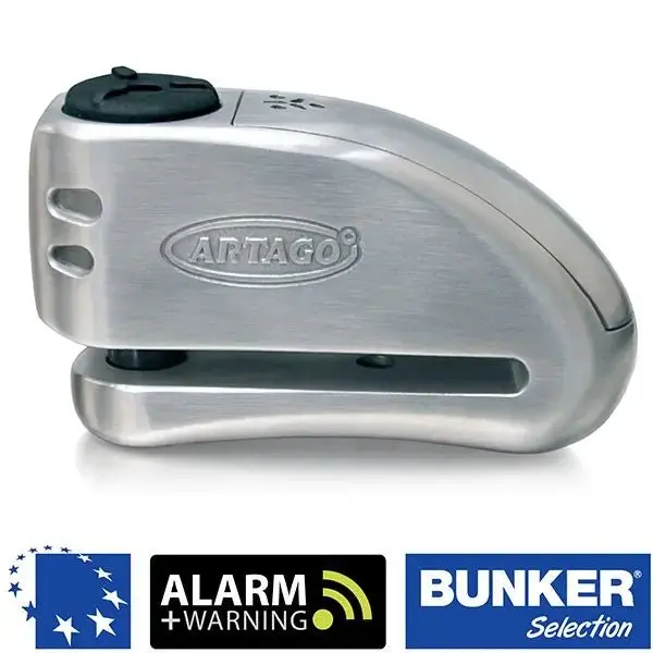 Antivol moto SRA avec alarme - Bloque Disque