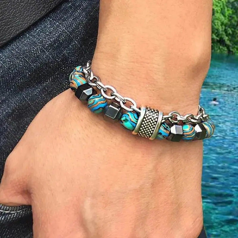 Bracelet chaine moto