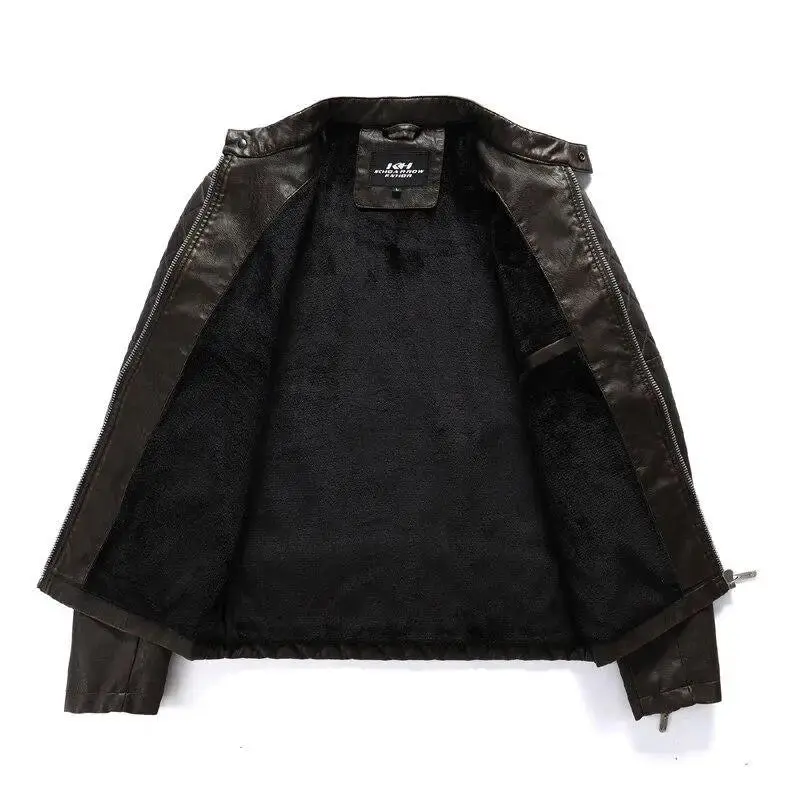 Veste Biker "Maverick" – Hybride Polyester & Cuir PU Haute Densité | SOLDES