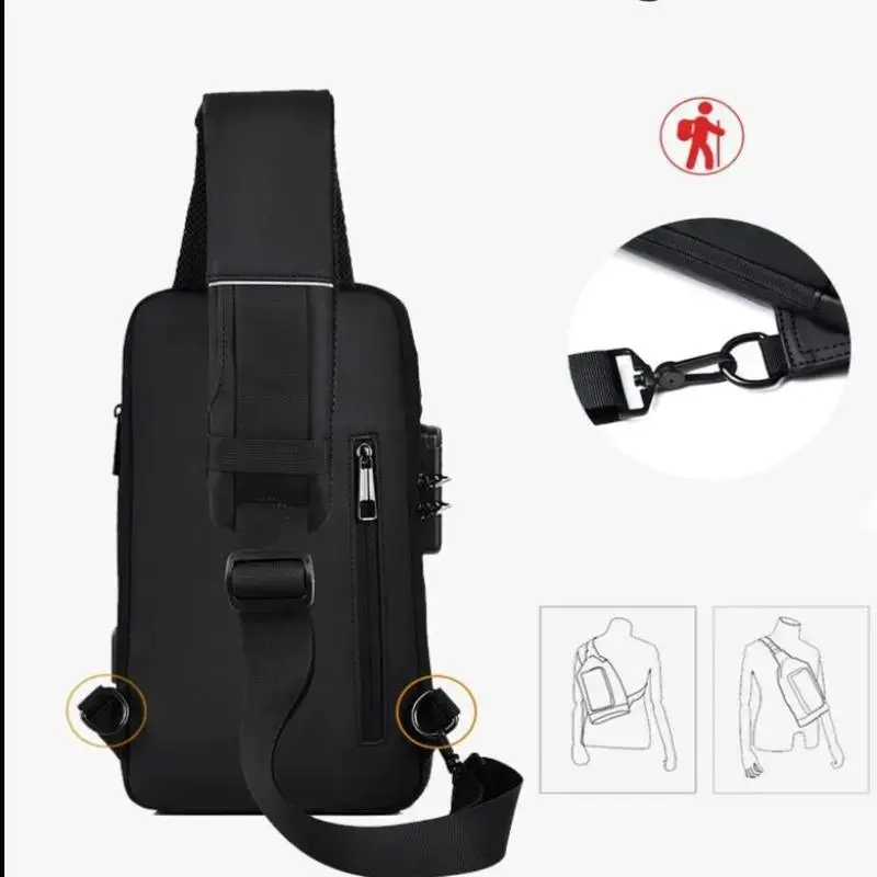 Sac moto à bandoulière antivol Lockmun™