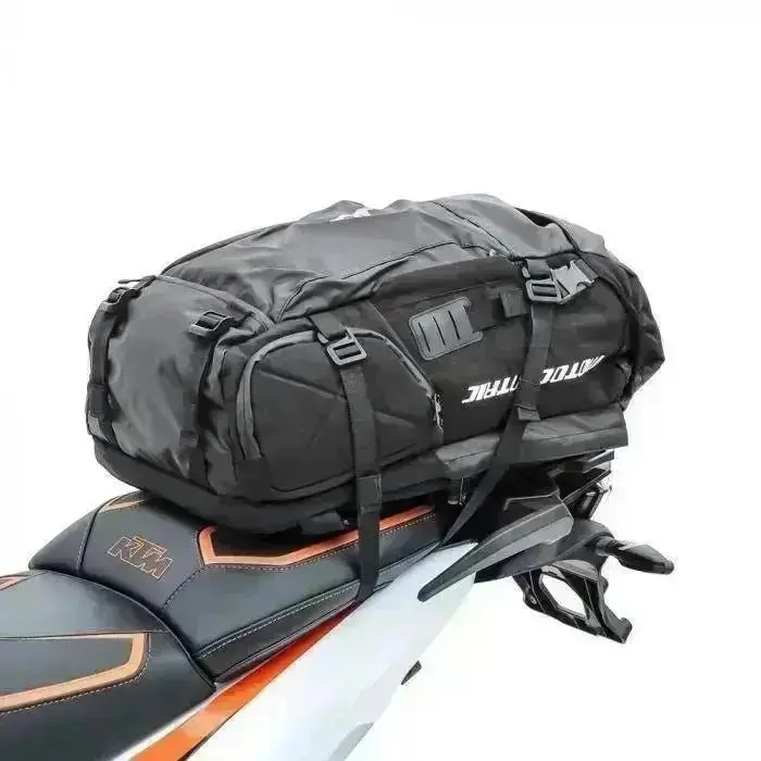 Sac à dos moto grand volume avec porte-casque