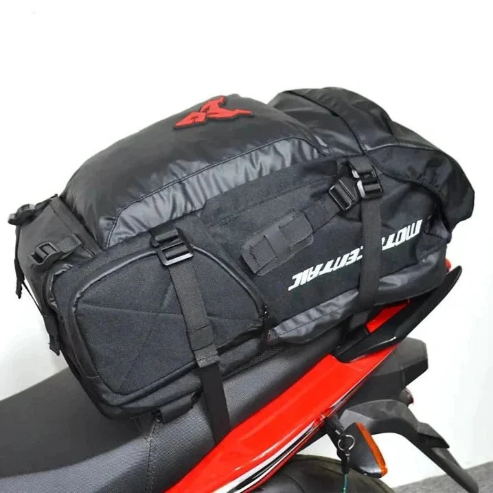 Sac à dos moto grand volume avec porte-casque