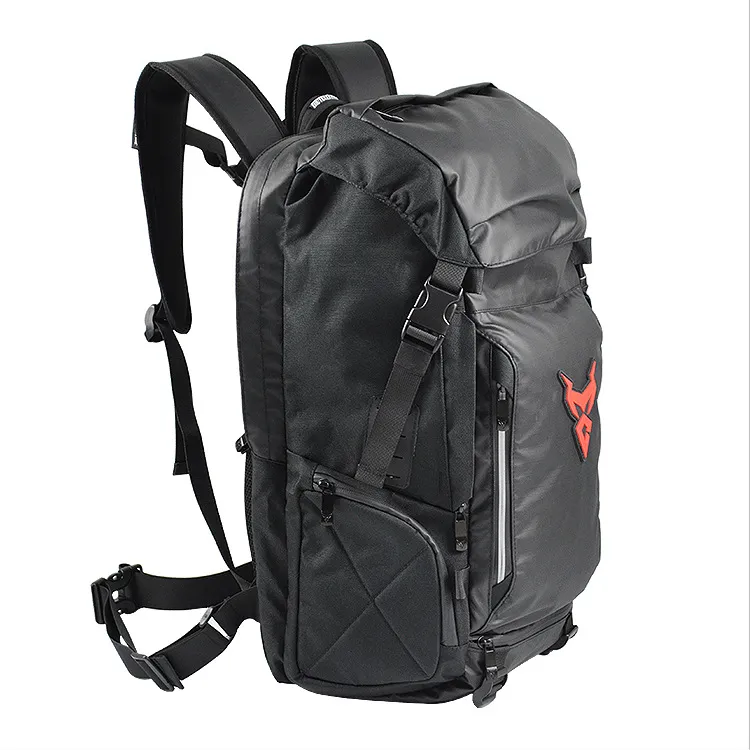Sac à dos moto grand volume avec porte-casque