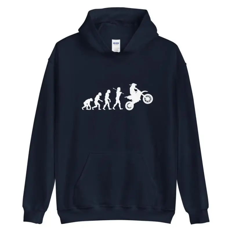 Sweat à capuche motard evolution