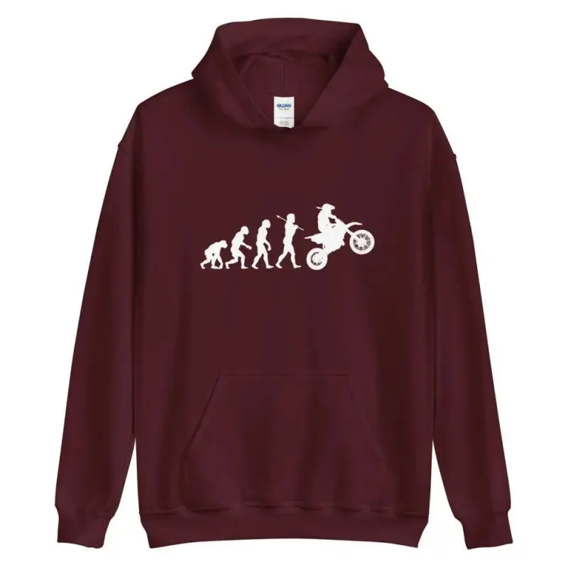 Sweat à capuche motard evolution