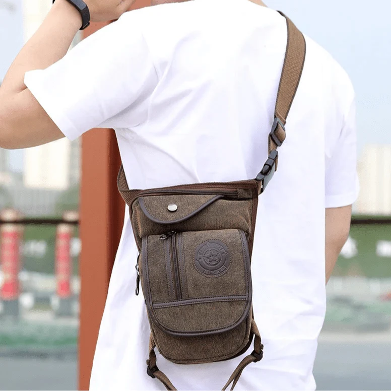 Sac de jambe moto vintage