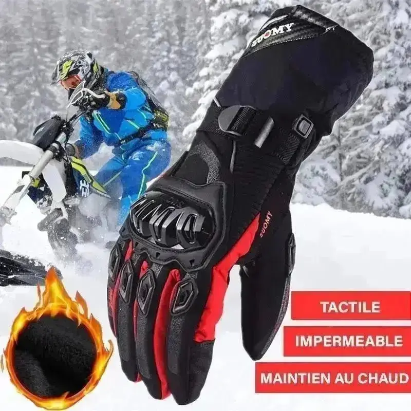 Gants de moto hiver imperméables