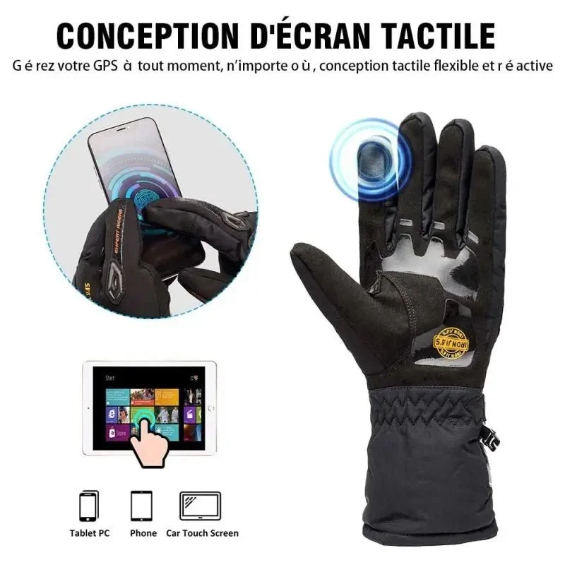Gants de moto hiver imperméables