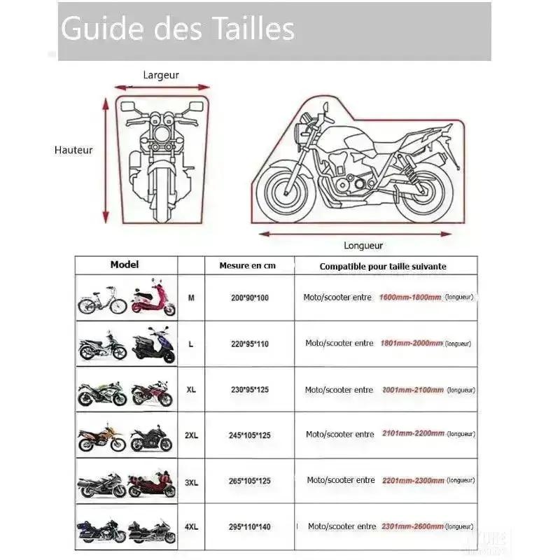 HOUSSE MOTO EXTERIEUR