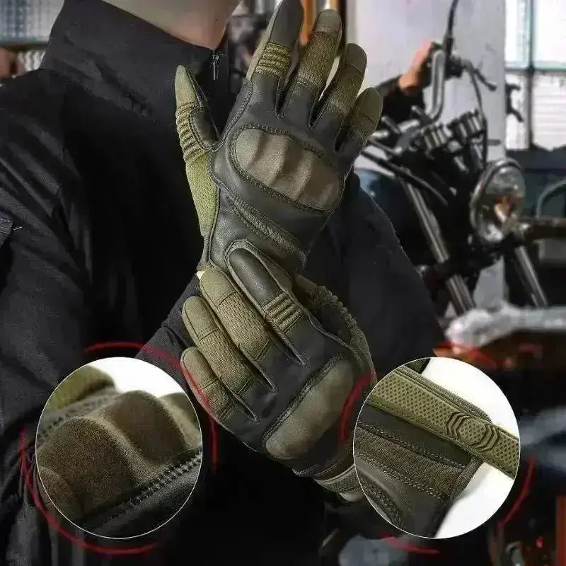Gants moto mi-saison tactile