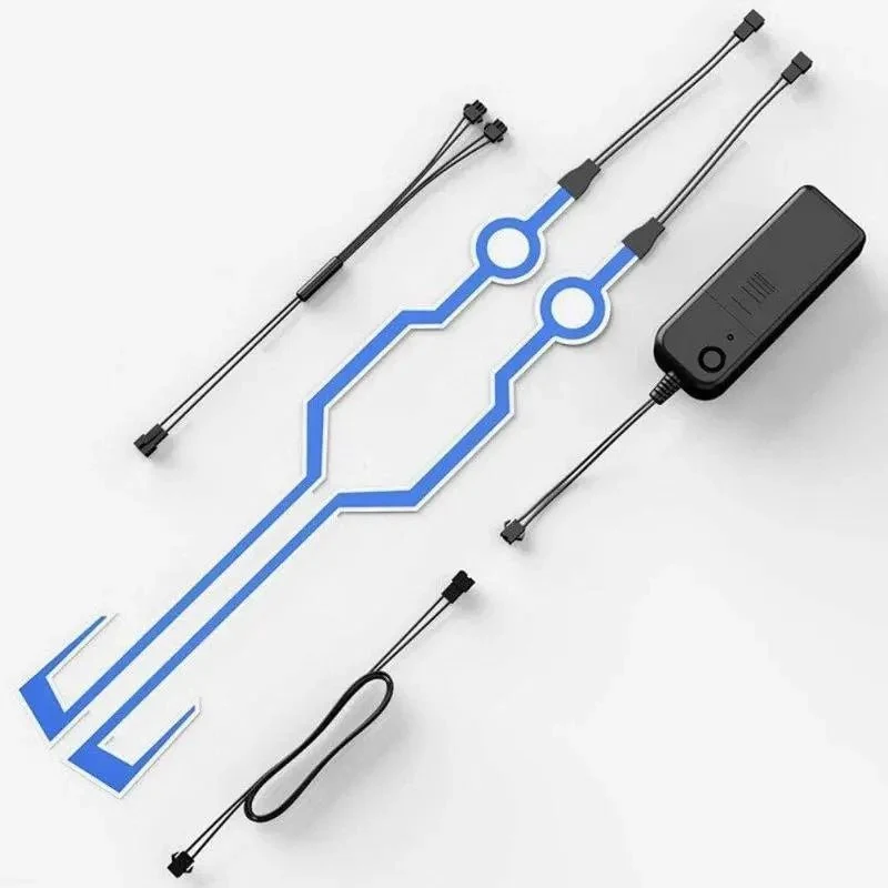 Kit de personnalisation lumineux pour casque