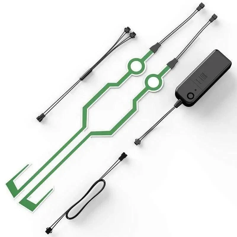Kit de personnalisation lumineux pour casque