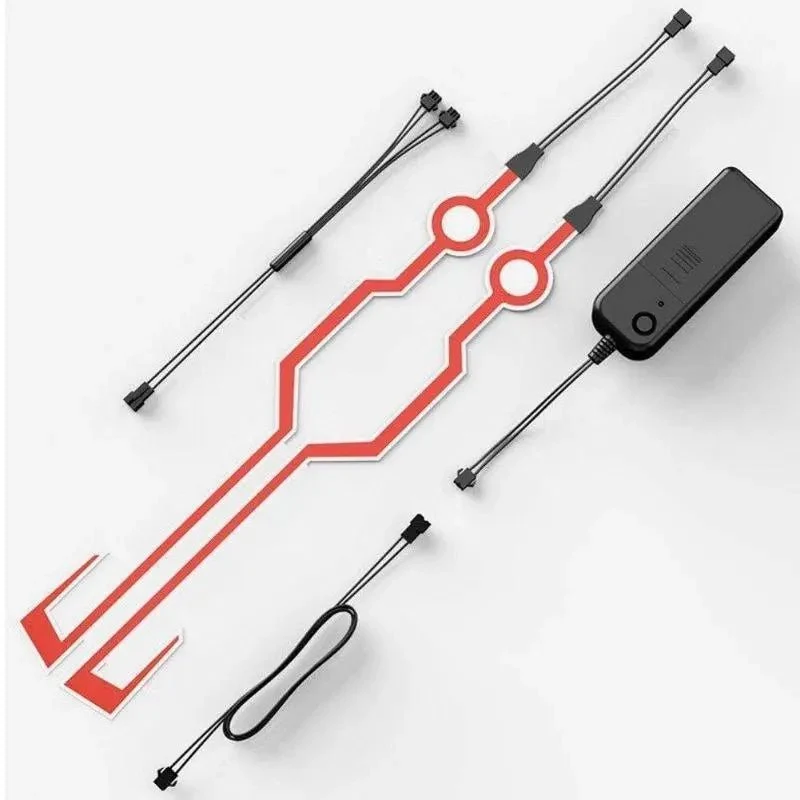 Kit de personnalisation lumineux pour casque