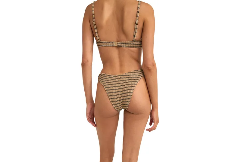 PANTALON COUPE HAUTE SOL STRIPE