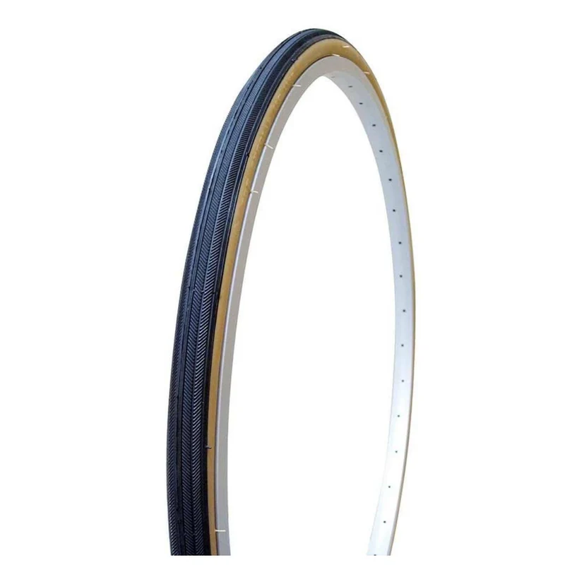 Vee Rubber, VRB-044, Pneu, 27''x1-1/4, Rigide, Tringle, Noir/Flanc beige
