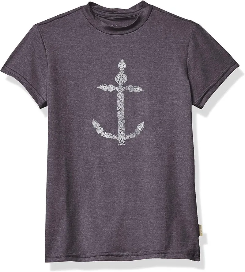 T-SHIRT DE SURF HYBRIDE 24-7 POUR FILLE