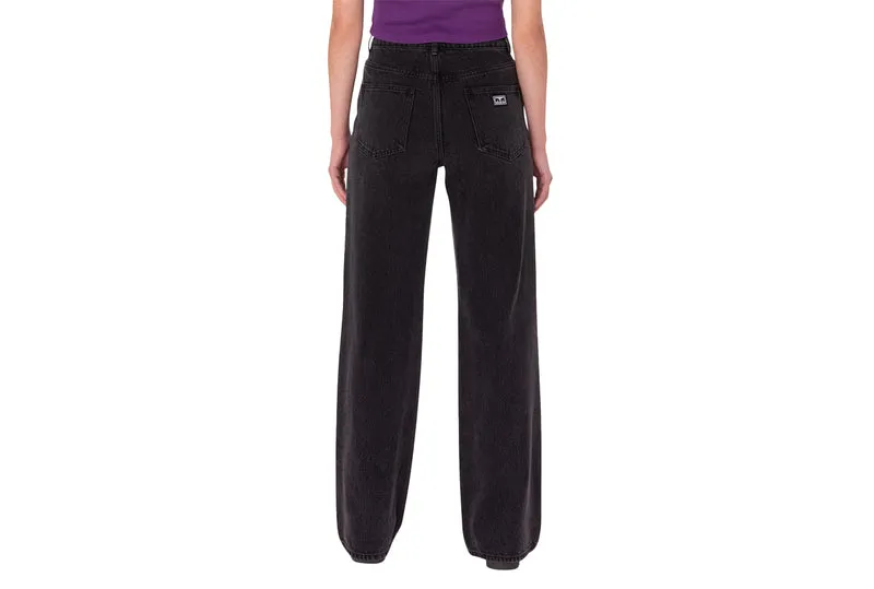 PANTALON EN DENIM TAILLE HAUTE À 5 POCHES W ERRAND