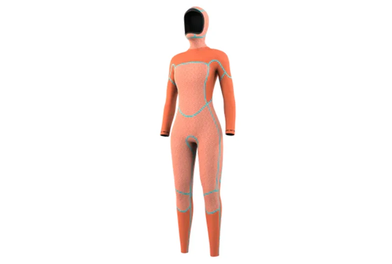 GEM À CAPUCHE 6/4/3MM ZIP POITRINE WETSUIT - FEMMES