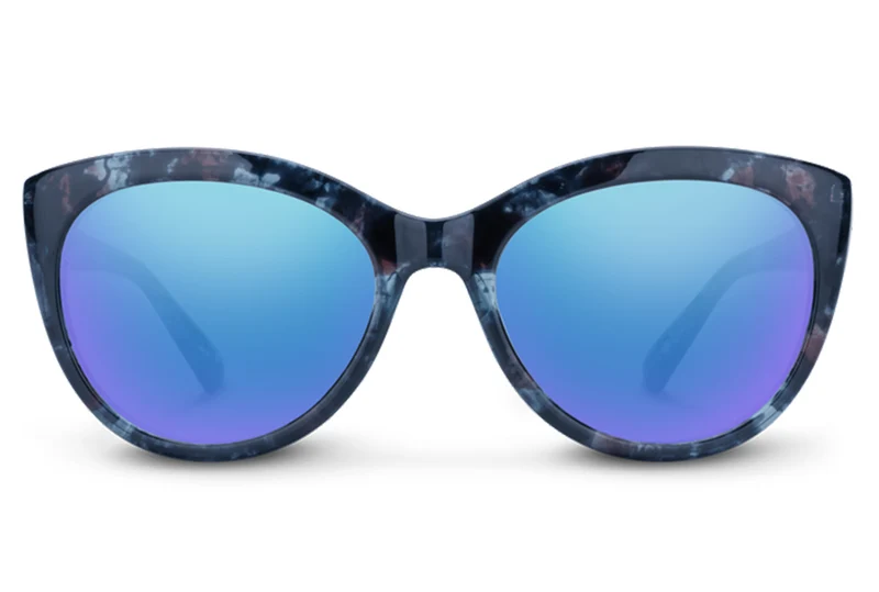 CITYSCAPE - Lunettes de soleil BLUE TORTO W/POL BLUE MIRR