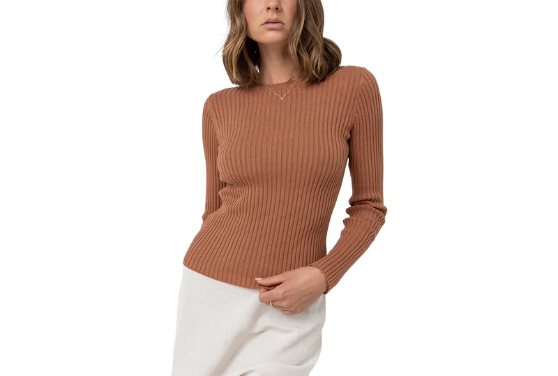 TOP À ML EN MAILLE CLASSIQUE