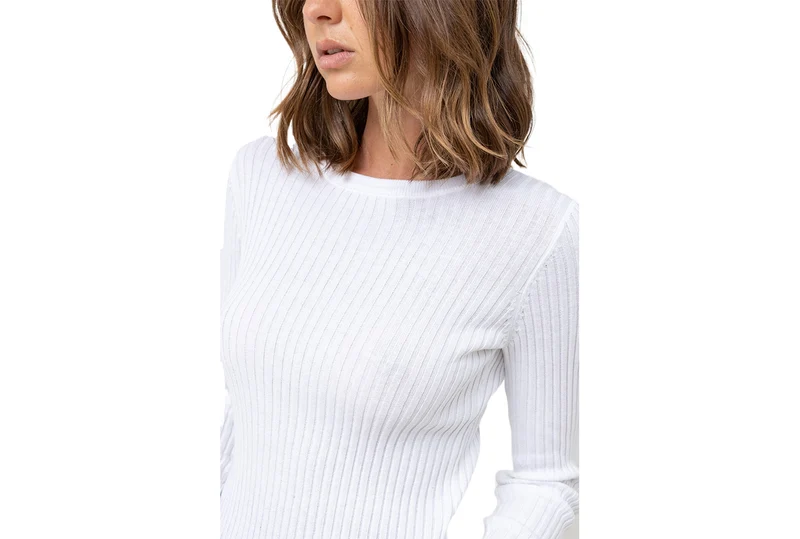 TOP À ML EN MAILLE CLASSIQUE