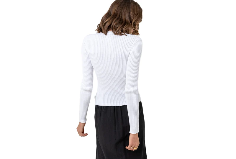 TOP À ML EN MAILLE CLASSIQUE