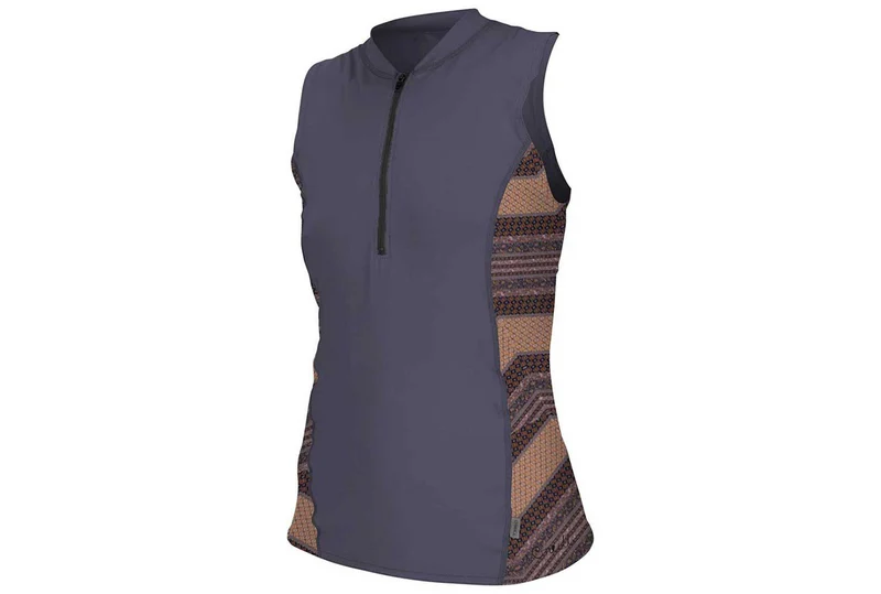 CHEMISE SUN FEMME À MANCHES COURTES AVEC ZIP SUR LE DEVANT