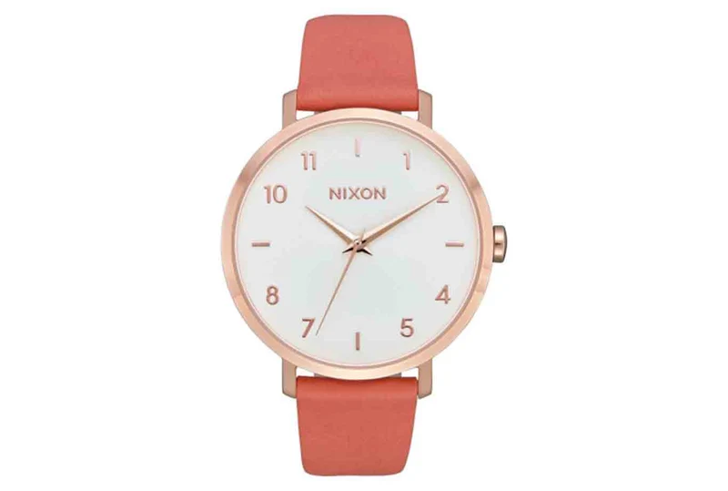 FLÈCHE CUIR-OR ROSE/SAUMON