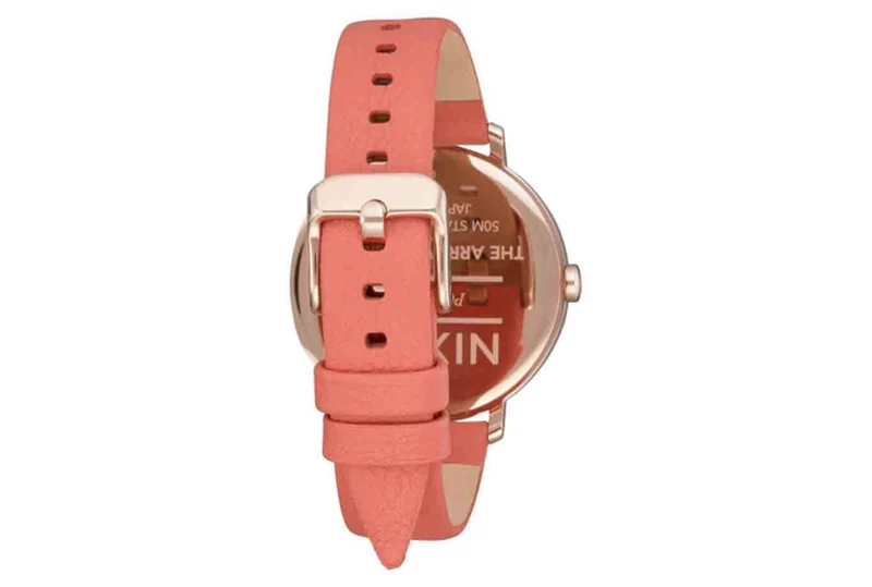FLÈCHE CUIR-OR ROSE/SAUMON