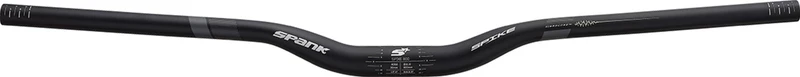 Guidon Spank Spike Vibrocore 800mm, 31,8mm, 15mm rise, noir/gris