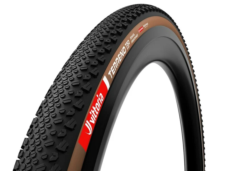 Vittoria Terreno T50 Gravel Endurance Flanc brun 700x40c