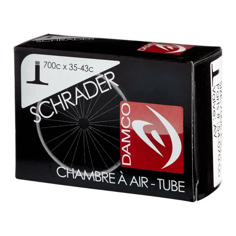 Chambre à air Damco schrader 700x35/43 valve 48mm