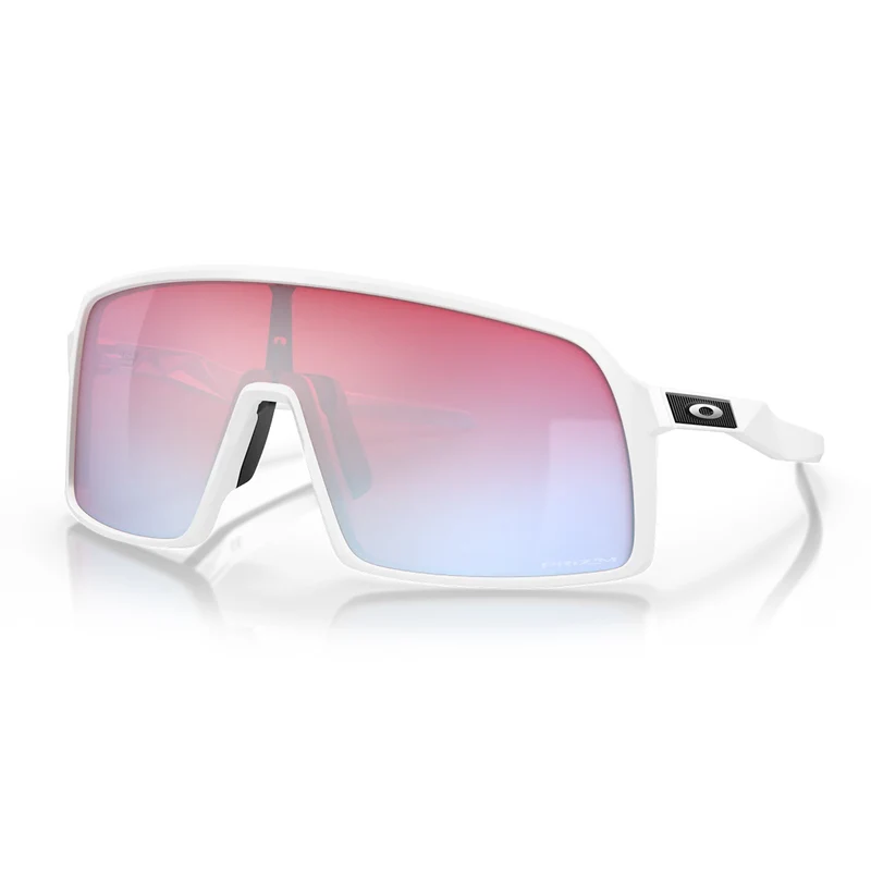 Lunettes Oakley Sutro blanc poli prizm snow sapphire iridium