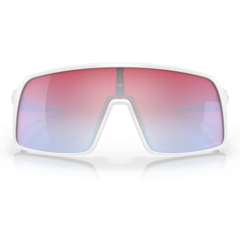Lunettes Oakley Sutro blanc poli prizm snow sapphire iridium