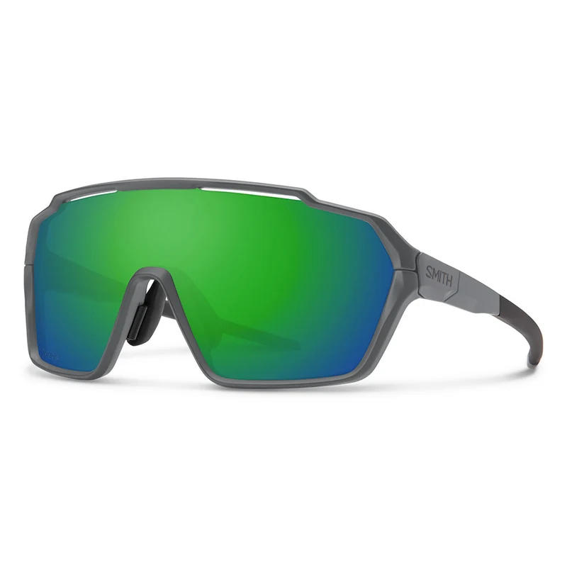 Lunettes Smith shift mag ciment mat - photochromique vert mirroir