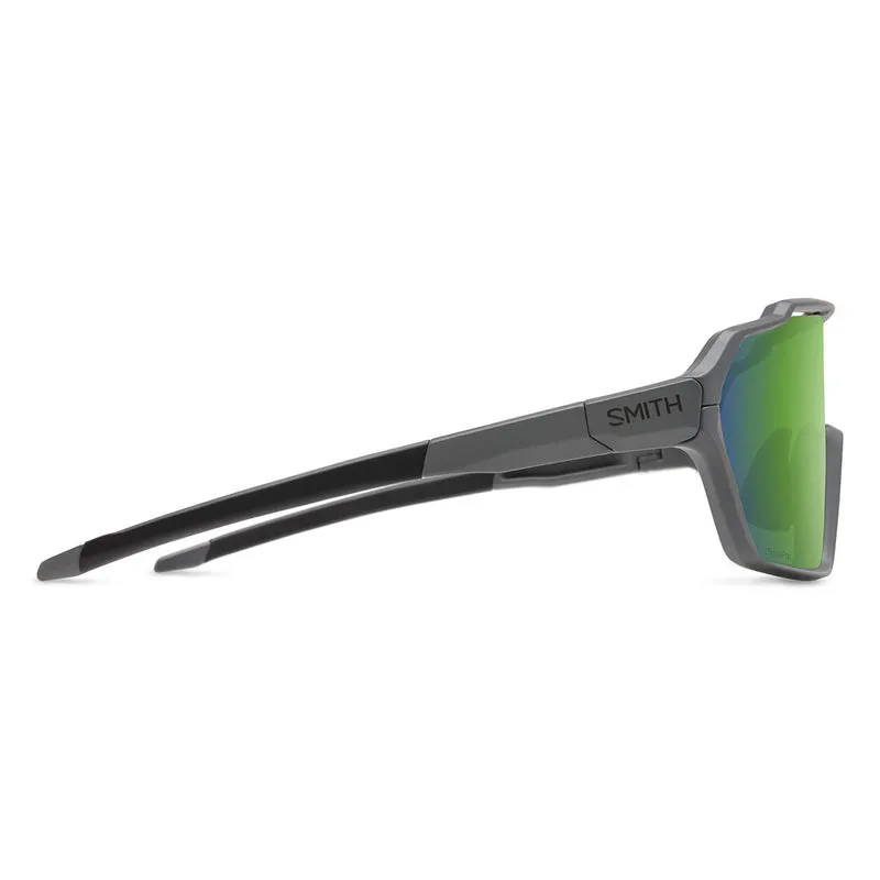 Lunettes Smith shift mag ciment mat - photochromique vert mirroir