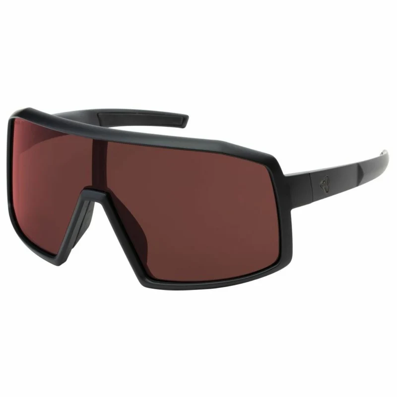 Lunettes Ryders pangor poly noir - lentille rose rouge
