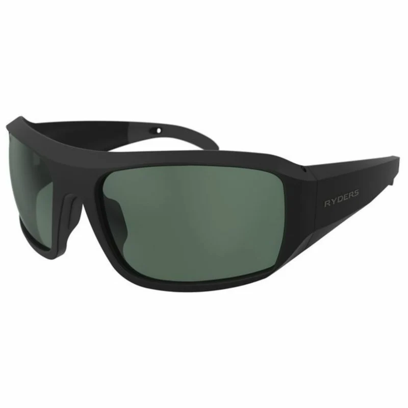 Lunette Ryders powell polar noir mat - lentille vert ar