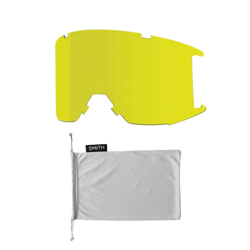 Lunettes Smith Squad noir lentille chromapop sun platine miroir