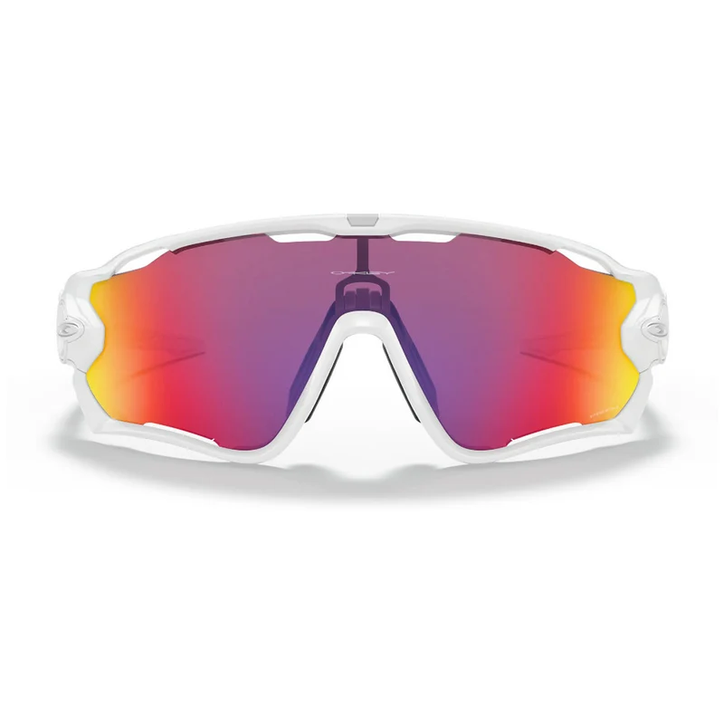 Lunettes Oakley Jawbreaker blanc poli prizm road