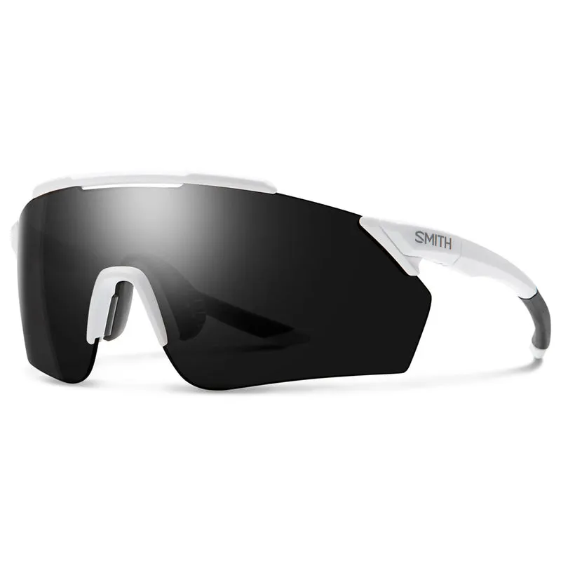 Lunettes Smith reverb blanc mat (lentille chromapop noire)