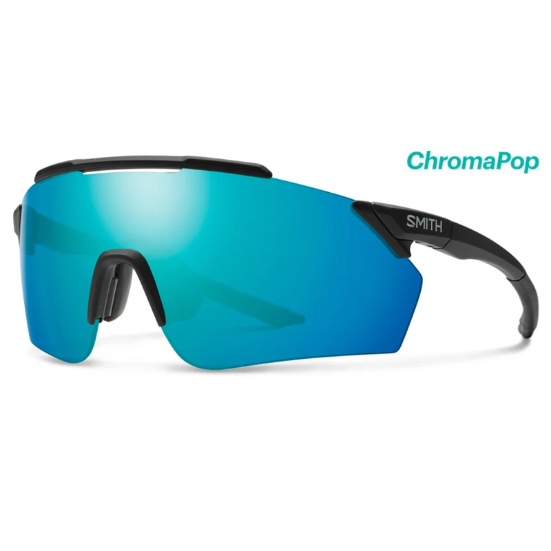 Lunettes Smith ruckus noir mat (lentille chromapop opal miroir)