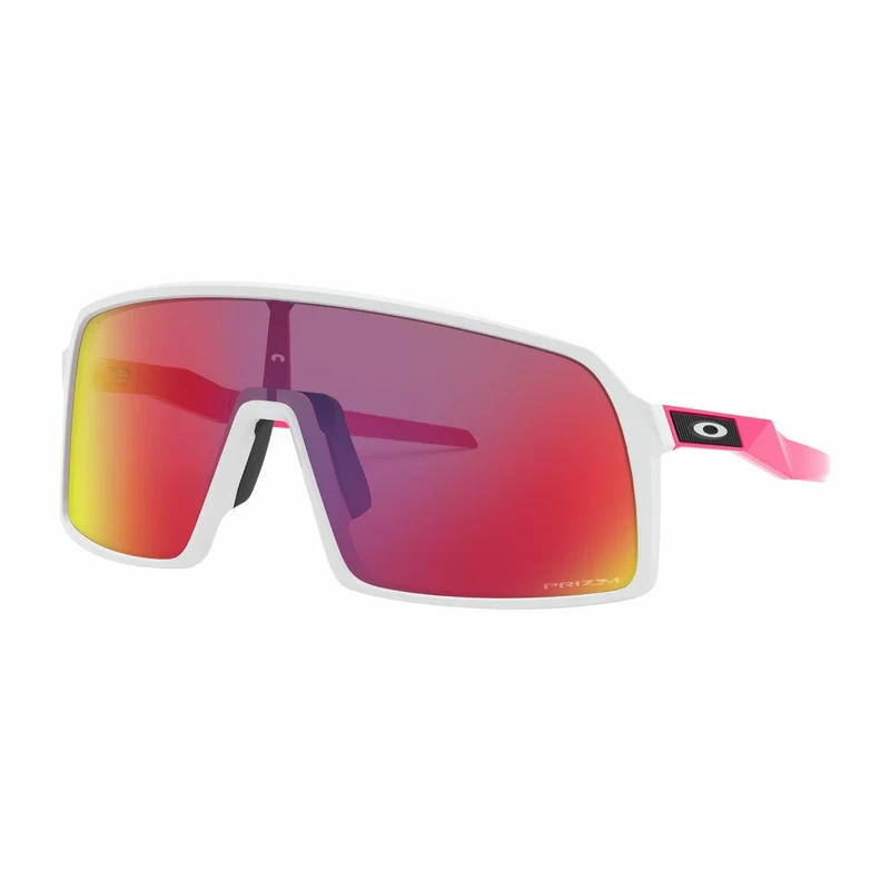 Lunettes Oakley Sutro blanc mat/rose (lentille prizm road)