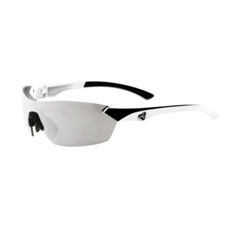 Lunette Ryders Nimby poly blanc noir lentille grise mr argent