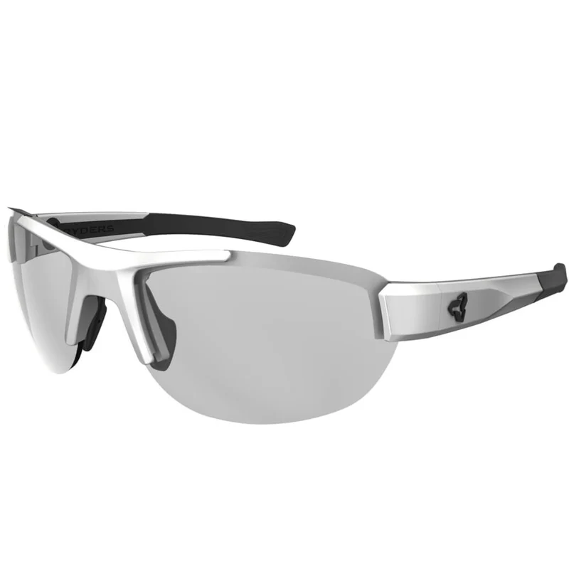 Lunette Ryders Crankum blanc/noir - lentille grise photochromic