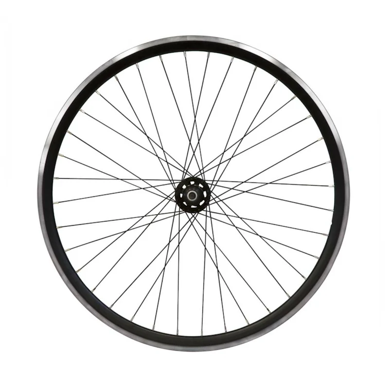 Roue arrière 700 single speed - moyeu Damco flip-flop - noir