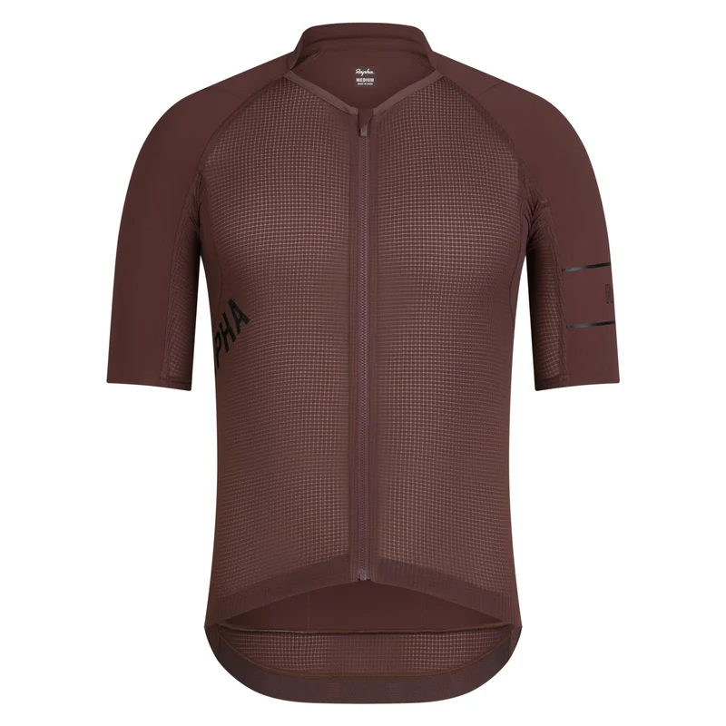 Maillot Rapha homme Pro Team lightweight Brun/Noir Large