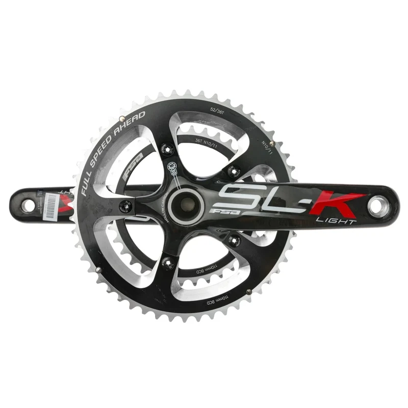 Pédalier FSA SL-K Light ABS EVO386 noir/rouge